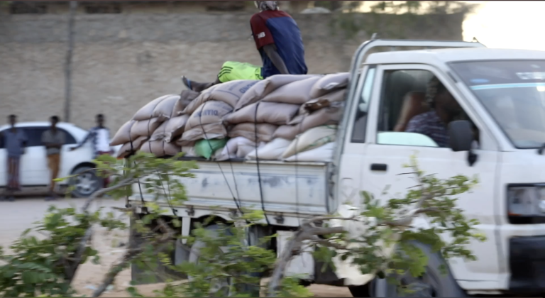 Qaar kamid ah dhalinyaradda baraha bulshadda Caanka ka ah oo deeq raashin nuucyadiisa kala duwan gaarsiiyey 160 qoys oo ku nool Duleedka Muqdisho.