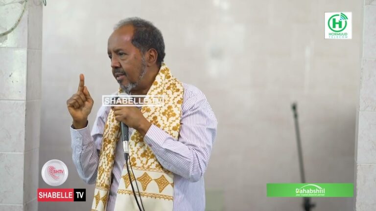 Madaxweyne Xasan Sheekh oo digniin ka soo saaray musuqa