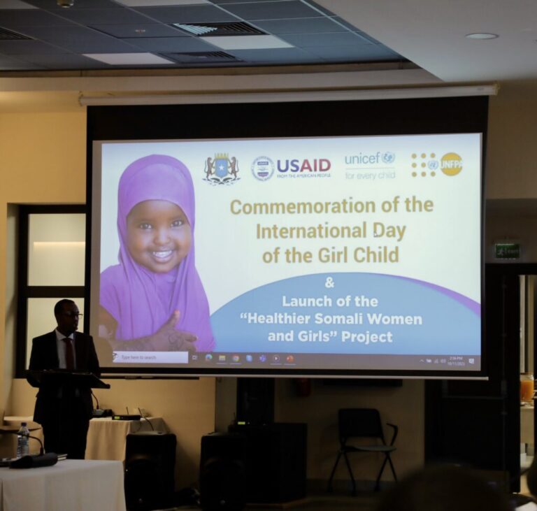 Healthier Somali Women and Girls Project: UNFPA, UNICEF and USAID Join Government to Spotlight Girl Child Rights in Somalia